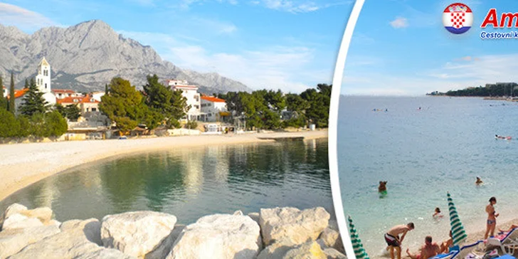 Baška Voda, Omiš - zájezd s polopenzí a dopravou