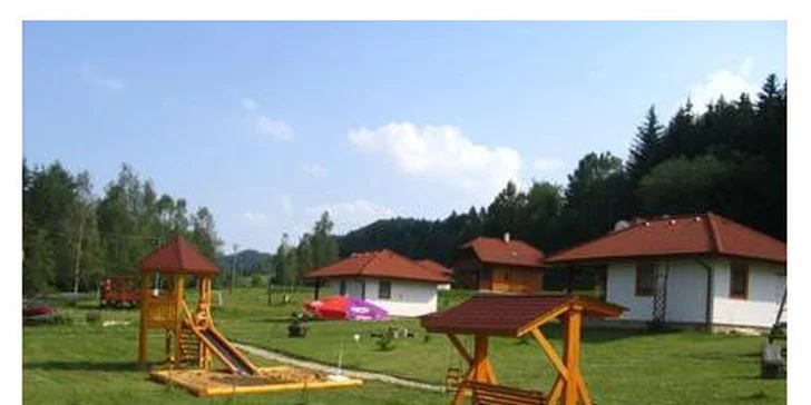 Týdenní pobyt na chatě s bazénem pro 4 nebo 8 osob