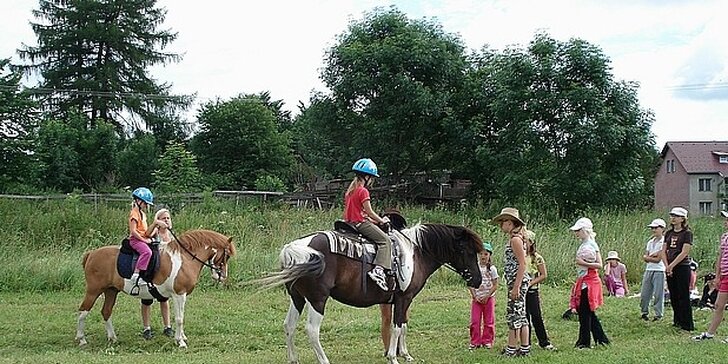 7denní letní tábor s koňmi nebo mixem zábavy