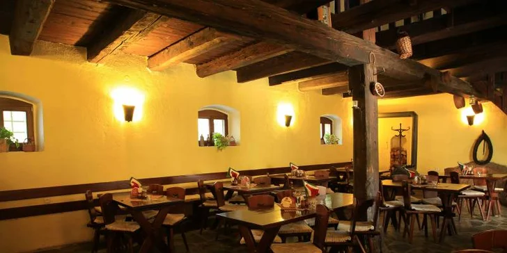 Romantická noc ve stylovém apartmánu s krbem