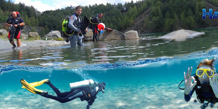 Zážitkové potápění s instruktorem na volné vodě
