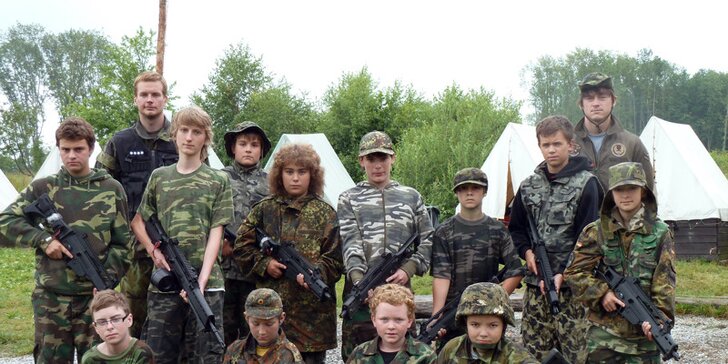 Soft military camp pro děti 10 až 17 let