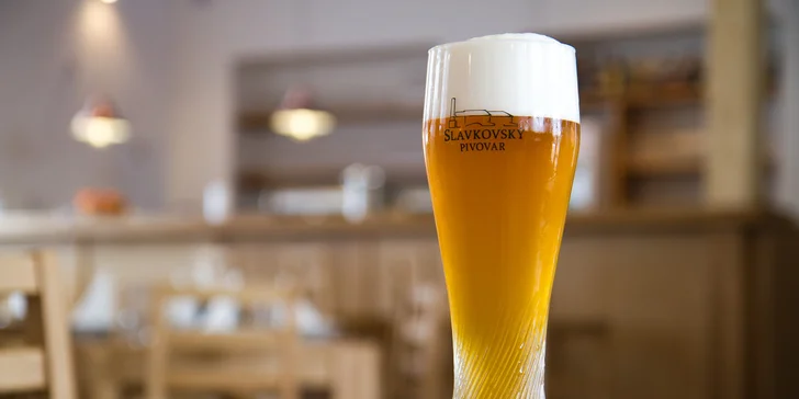 Degustace Slavkovského piva - tři piva za cenu dvou