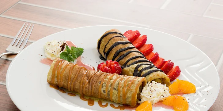 Velké denní menu ve vegetariánské restauraci Gopál