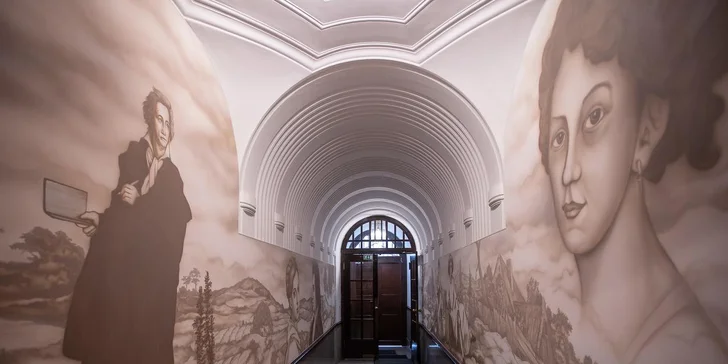 V historickej budove niekoľkokrát býval aj J. W. Goethe.