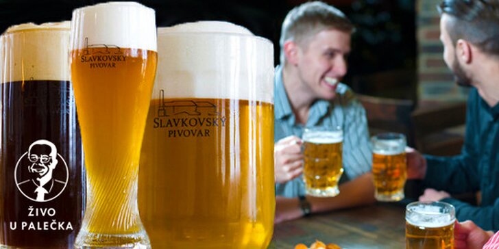 Degustace Slavkovského piva - tři piva za cenu dvou