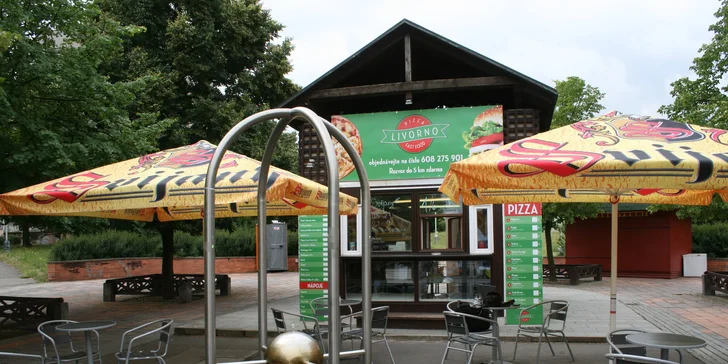 Obří pizza (45 cm) s sebou
