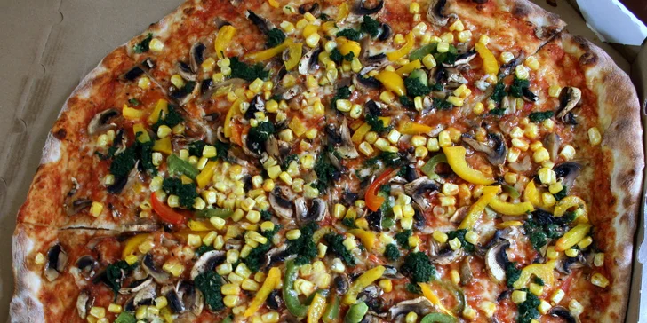 Obří pizza (45 cm) s sebou