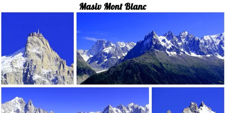 Švýcarsko, Ženeva a Savojské Alpy s Mont Blancem autobusem se dvěma noclehy