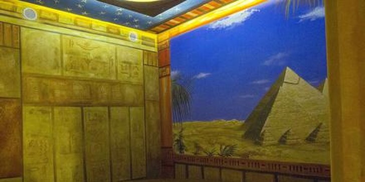 Wellness relax až pro 4 osoby v Egyptském chrámu