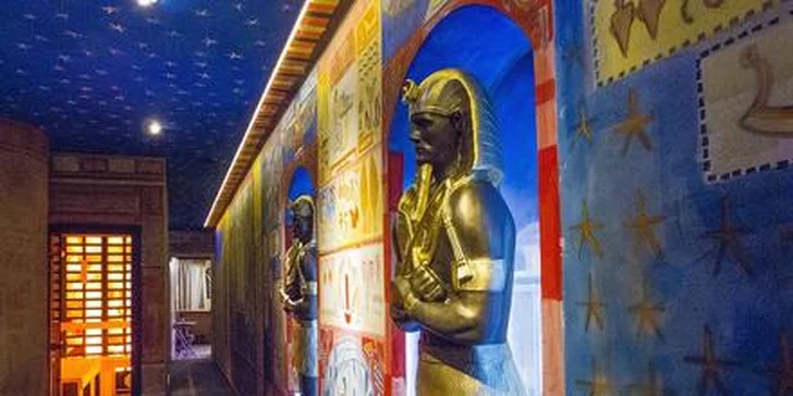 Wellness relax až pro 4 osoby v Egyptském chrámu