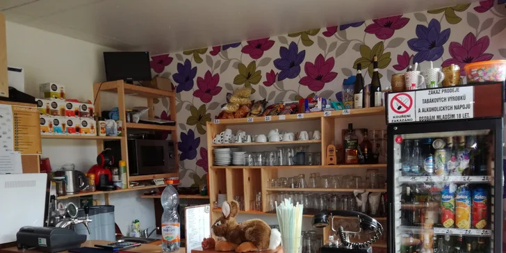 Ke kinu dostanete alko či nealko nápoj dle výběru.