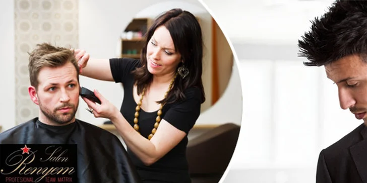 Pánský profesionální střih, všech délek vlasů včetně mytí a závěrečným stylingem