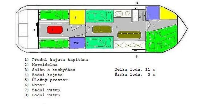 Last minute týdenní pronájem hausbotu v Holandsku v termínu 26.7.-2.8.2014