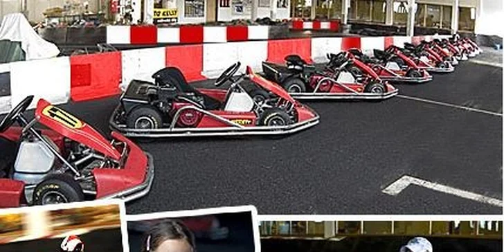 Akce plná adrenalinu: Jízda v nadupané motokáře v kryté hale MZ-Kart