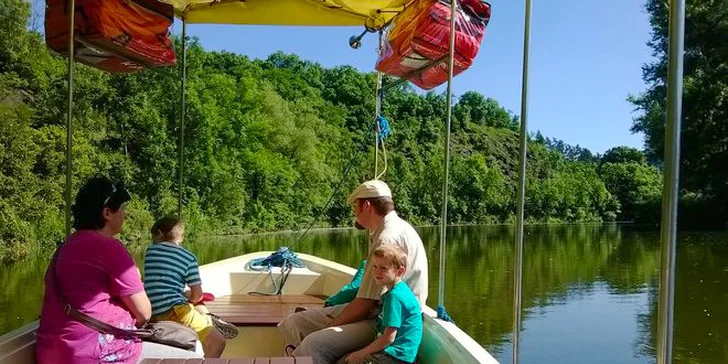 Výletní plavby karlštejnským podhradím (20-30 min)