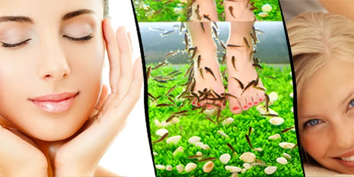 Beauty day pro ženy - Kosmetika, Lifting, masáž a rybičková terapie Garra Rufa