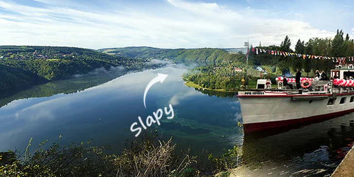 Úžasná plavba na Slapy historickým parníkem