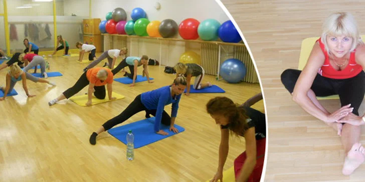 Přijďte zatočit s nadbytečnými kily a odstraňte bolesti zad ve 2 lekcích cvičení dle výběru