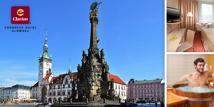 Až 3 dny wellness ve 4* hotelu v Olomouci