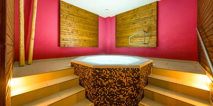 Relaxovat budete skutečně ukázkově ve wellness centru.