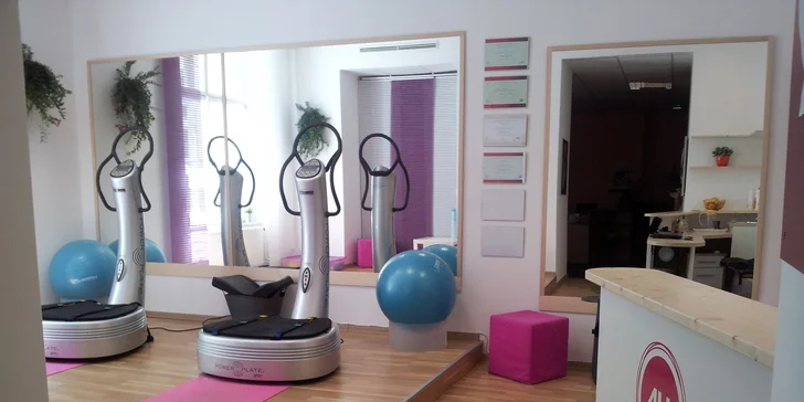 2 lekce účinného cvičení Power Plate s trenérem