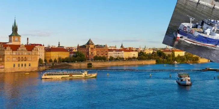 325 Kč za dvouhodinovou plavbu po Vltavě s bohatým obědem na lodi a aperitivem. Romantická záležitost a Praha z nové perspektivy se slevou 50 %.