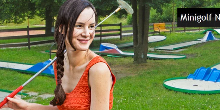Letní permanentka či jednorázový vstup na minigolf