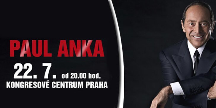 Legenda Paul Anka v Praze - koncert odložen na 22.7.