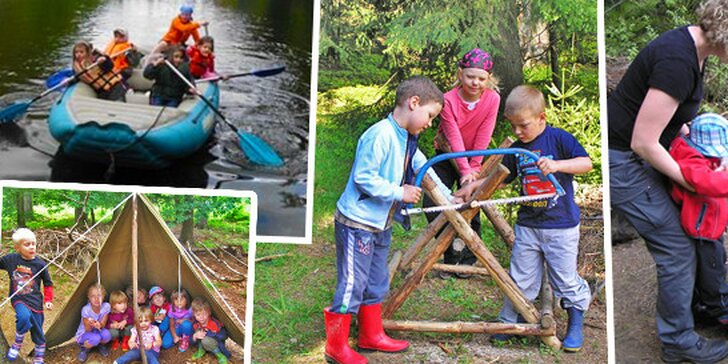 Prázdniny pro děti v lese u Šumavouse