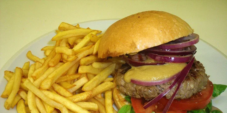 Sleva 40 % na parádní hamburgery U Huberta