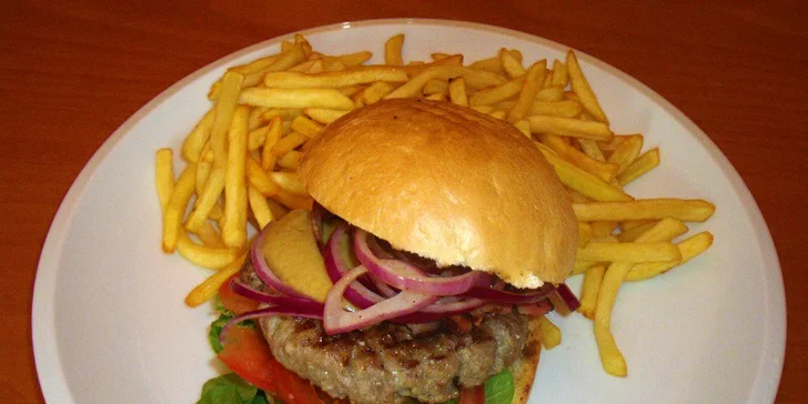Sleva 40 % na parádní hamburgery U Huberta