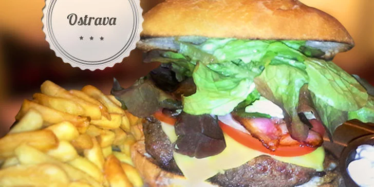 Sleva 50 % na burgery v A1 restaurant