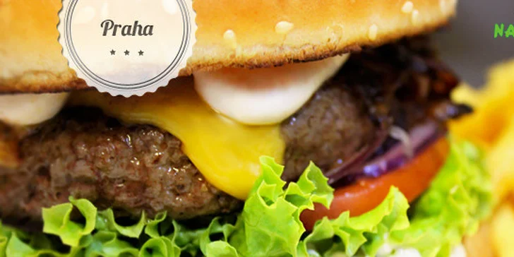 Sleva 40 % na Burger menu Květnice