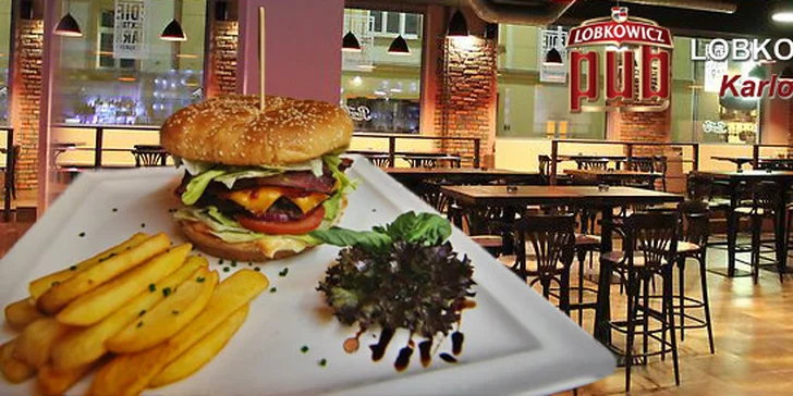 Lobkowicz Old School Burgery pro 2 osoby