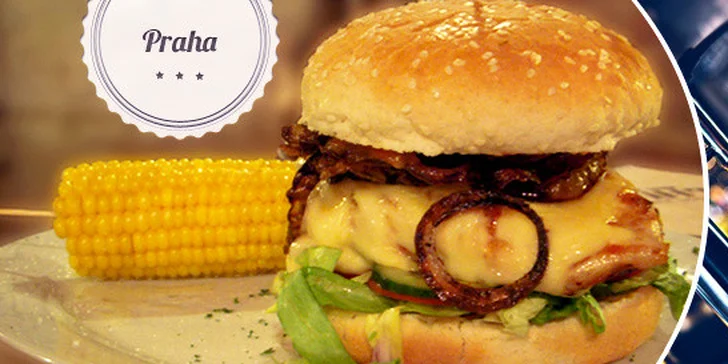 Sleva 40 % na XXXL hovězí či XXL kuřecí burger