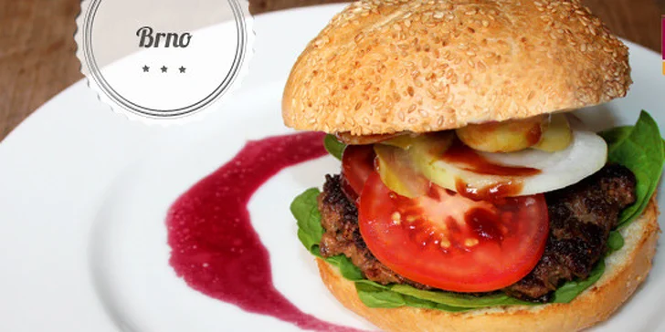 Sleva 40 % na burgery v restauraci Tinto