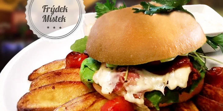 50% sleva na hovězí burger z Gyros & Grill Bar