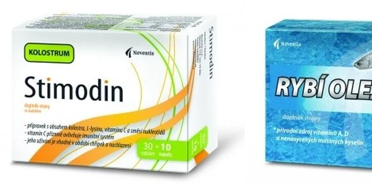 30% sleva na doplňky stravy z e-shopu Noventis