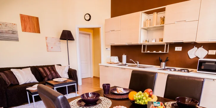 Noc v apartmánu Zlatý Anděl pro dvě nebo čtyři osoby