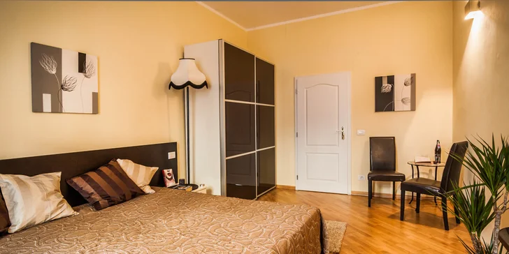 Noc v apartmánu Zlatý Anděl pro dvě nebo čtyři osoby