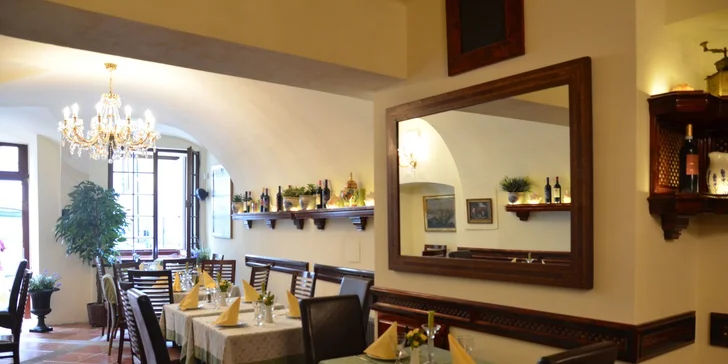 Oběd po italsku v restauraci Oliva Nera