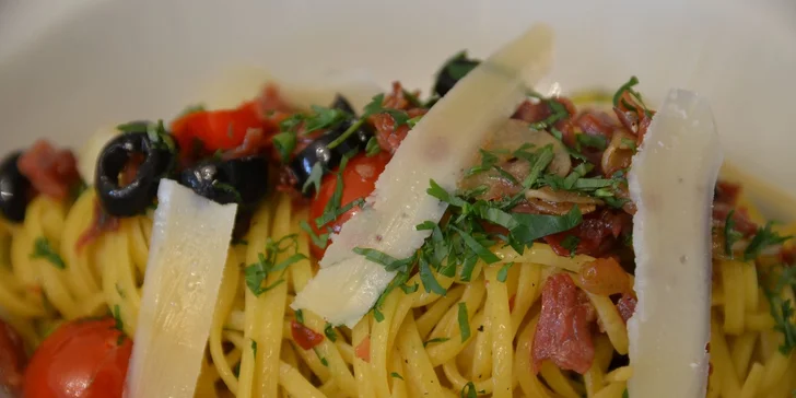 Oběd po italsku v restauraci Oliva Nera