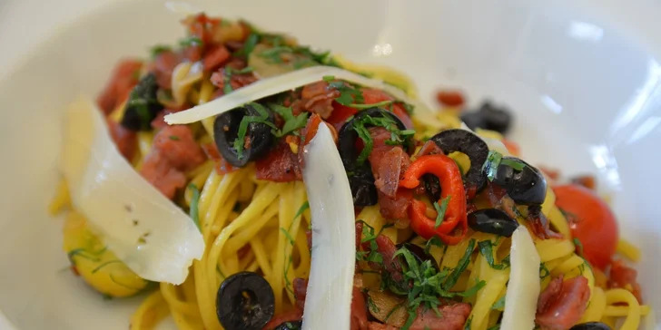 Oběd po italsku v restauraci Oliva Nera