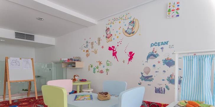 Děti potěší koutek v hotelu Slaven, kde si užijí bezpečnou zábavu. 