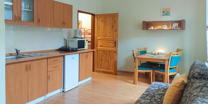 Zabydlíte se v apartmánech pro 2-11 osob.