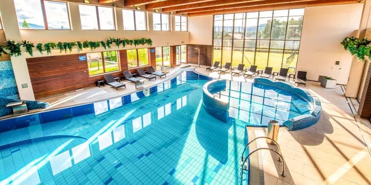 Wellness centrum, do kterého máte během svého pobytu neomezený vstup v rámci otevíracích hodin, si vás hravě získá.