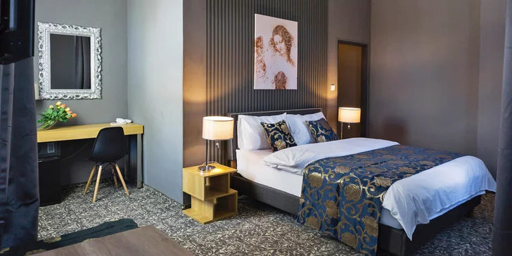 Pobyt v butikovém hotelu kousek od parku a léčivých pramenů: polopenze a wellness