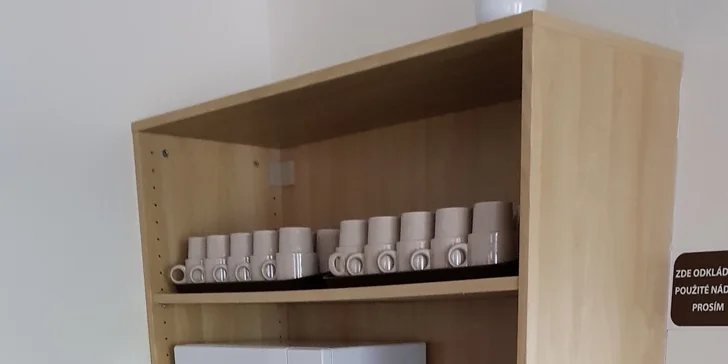 Využít můžete i společnou kuchyňku.