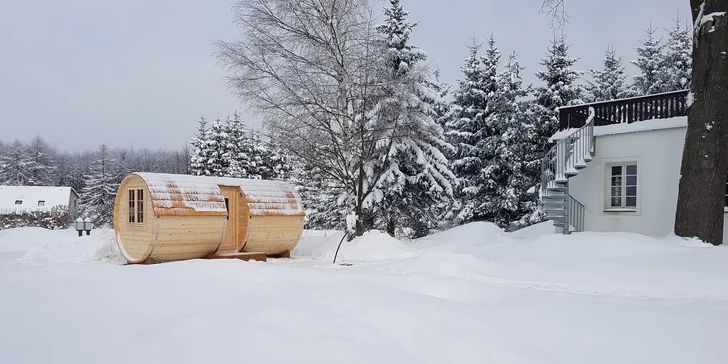 Těšit se můžete také na privátní finskou saunu.